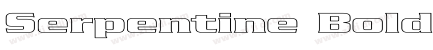 Serpentine Bold Obli字体转换
